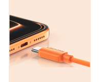 USAMS Kabel 60W 3A Silicone Fast Charging USB-C do USB-C pomarańcz - 1568985 - zdjęcie 17